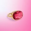 Bettina Ring in Ruby Red
